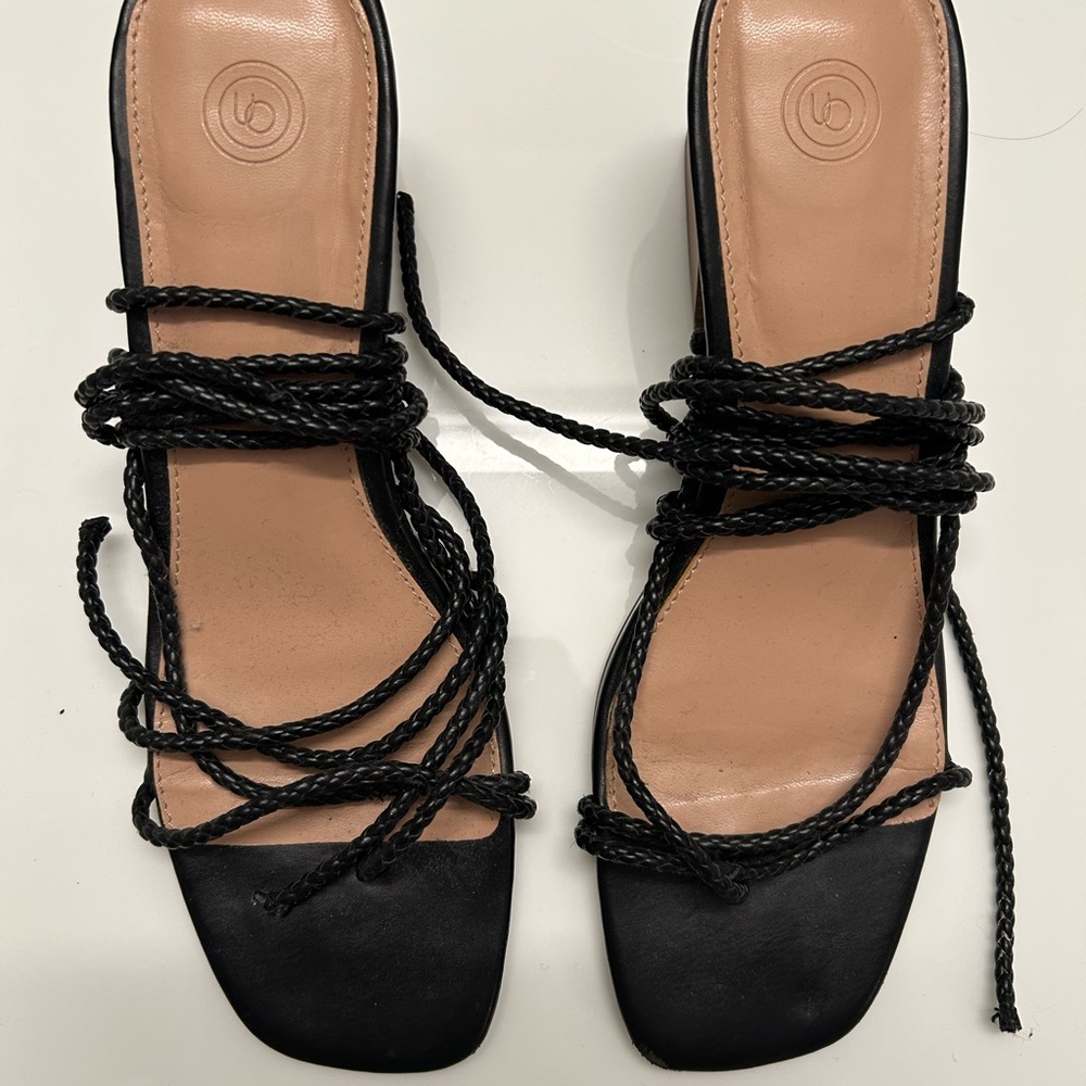 Urban Outfitters Black Strappy Women's Block heels
